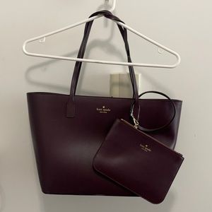Kate Spade Small Harmony Bennet Place Tote, Mahogany